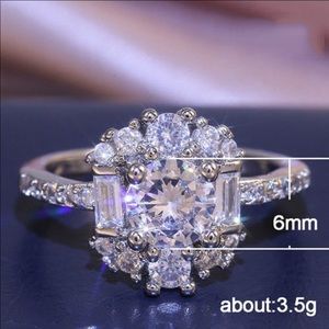 Luxury & Exquisite Clear Engagement Women’s Ring